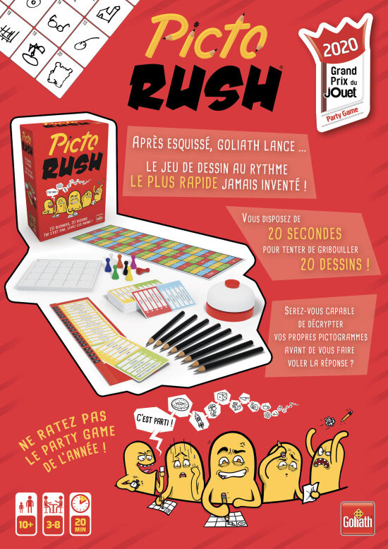 Annonce Presse Picto Rush - Goliath Games